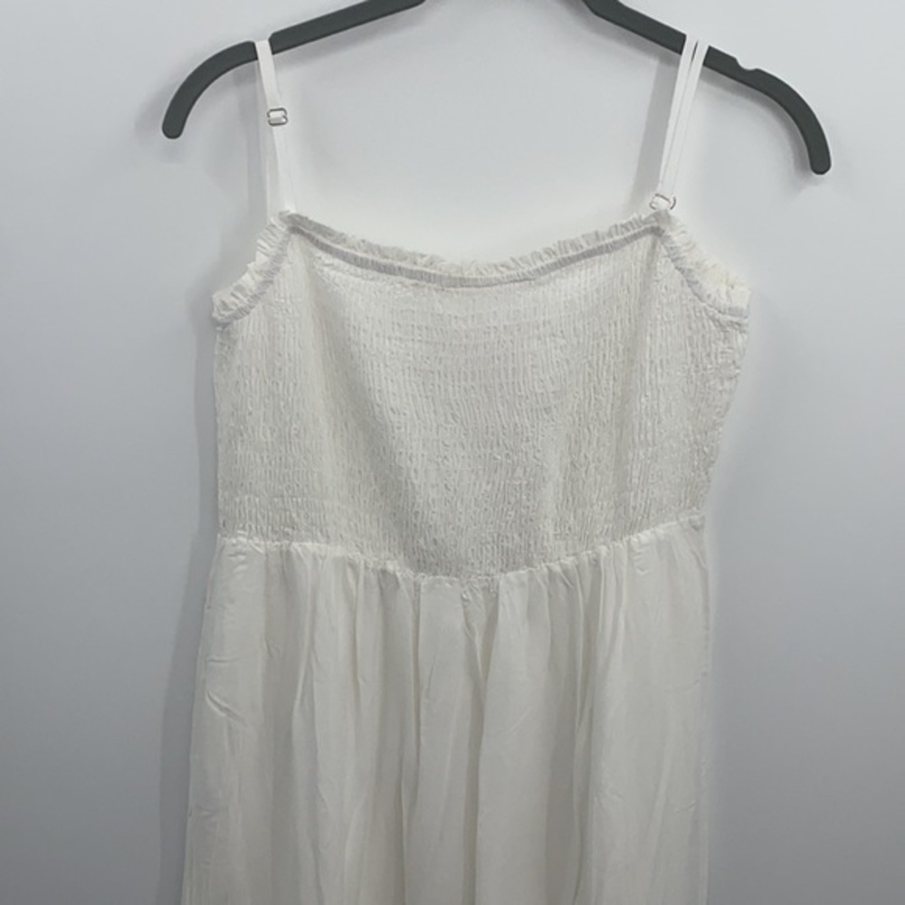 NWOT Pink Lily white smocked lace maxi small, never worn - Picture 3 of 14